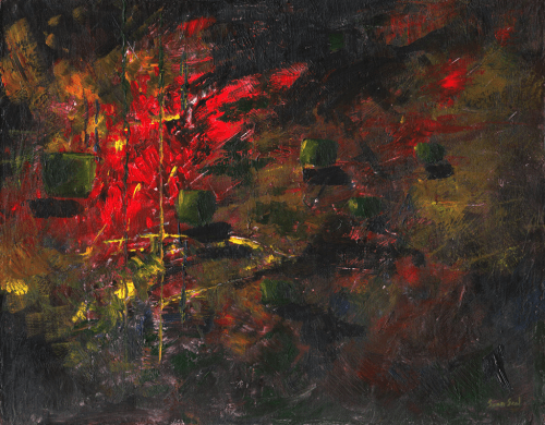 Untitled Abstract 61-12 Artist: Sean Seal