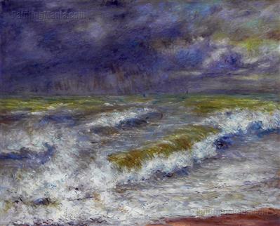 "Seascape" Artist:  Pierre-Auguste Renoir