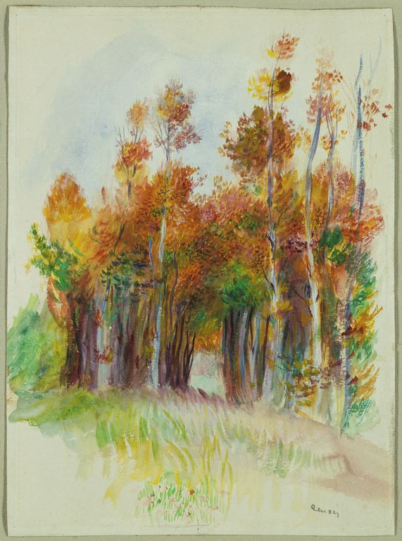 grove of trees -Renoir